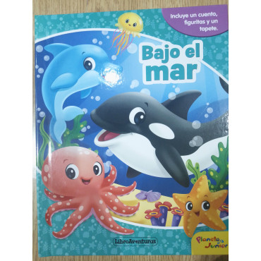 CUENTO CON FIGURAS Y TAPETE DE BAJO DEL MAR
