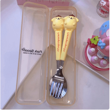 Cubiertos "Sanrio Divertido": Alegra tus comidas con Kuromi, My Melody, Hello Kitty, Cinnamoroll y Pompompurin