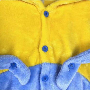 Pijama Cosplay Minions con Capucha | Disfraz Minion Adulto/Niño | Suave y Cómodo