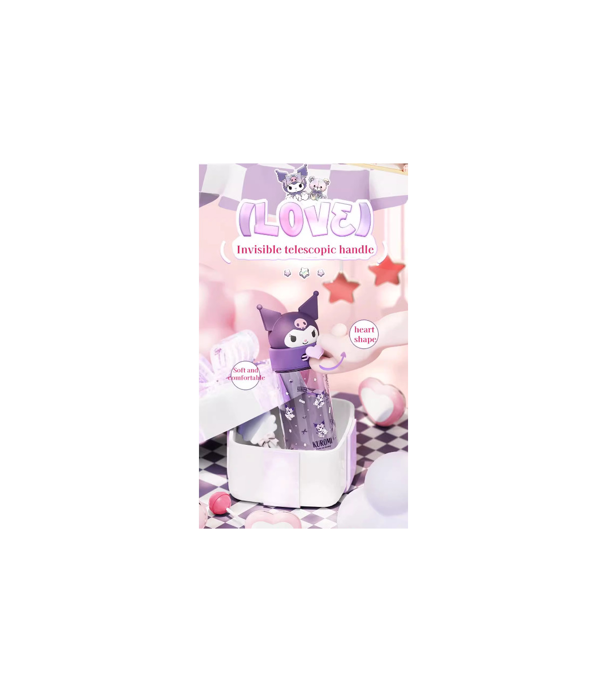 Botellas de My Melody, Cinnamoroll y Kuromi - Diferentes Modelos Sanrio