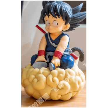 MUÑECO DBZ GOKU SENTADO EN LA NUBE - FIGURA 18 CM