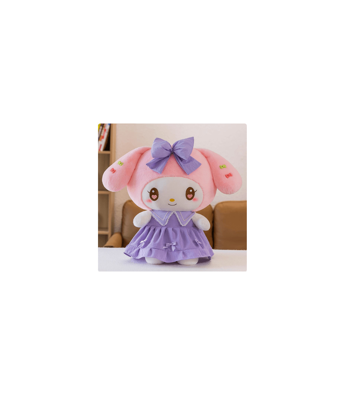 Set Peluches Sanrio 20cm: Kuromi & My Melody - ¡Lindos!