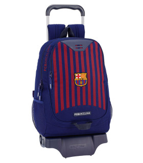 Pack Mochila Escolar FCB 18/19 con Carro (Modelos 665/905) Oficial