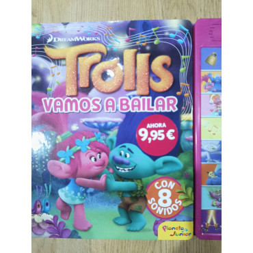 LIBRO MUSICAL DE TROLLS VAMOS A BAILAR