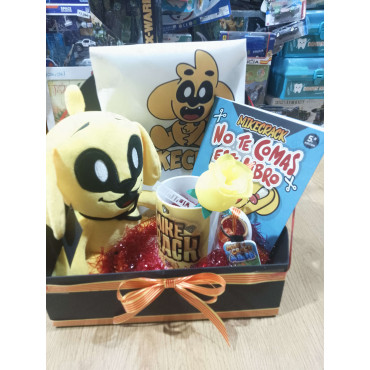 Caja Regalo Mikecrak – Pack fan oficial con peluche y libro | Albithinia