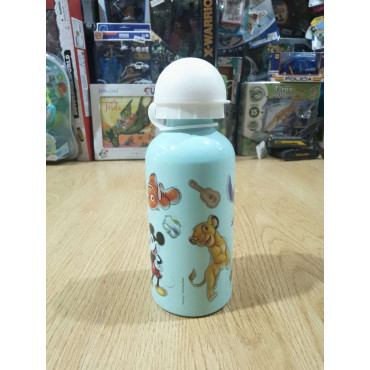 Botella Aluminio Disney 100 Años – 400 ml con Tapón de Seguridad | Licencia Oficial