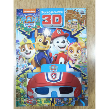 LIBRO BUSCA Y ENCUENTRA 3D DE LA PATRULLA CANINA