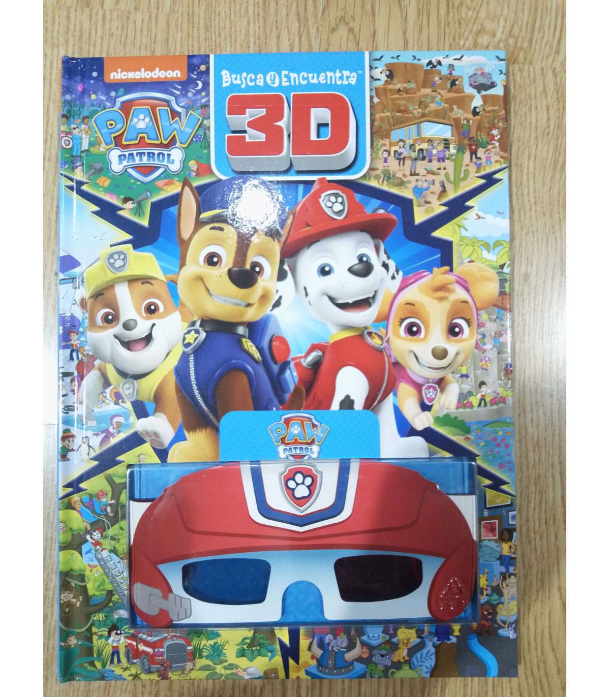 LIBRO BUSCA Y ENCUENTRA 3D DE LA PATRULLA CANINA