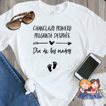 Regalo Día de la Madre Personalizado: Camiseta Recta Entallada Única