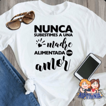 Regalo Día de la Madre Personalizado: Camiseta Recta Entallada Única