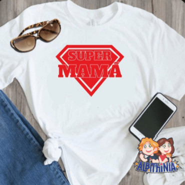Regalo Día de la Madre Personalizado: Camiseta Recta Entallada Única
