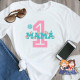 Regalo Día de la Madre Personalizado: Camiseta Recta Entallada Única