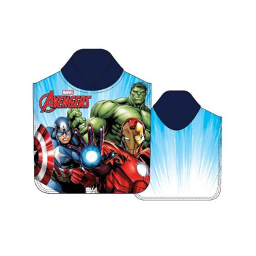 Poncho Toalla Microfibra AVENGERS para Niños | Secado Rápido | Albithinia