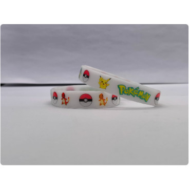 Set 12 Pulseras Silicona Pokémon Coleccionables Fans