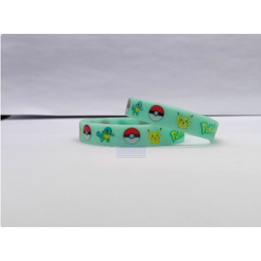 Set 12 Pulseras Silicona Pokémon Coleccionables Fans