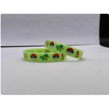 Set 12 Pulseras Silicona Pokémon Coleccionables Fans
