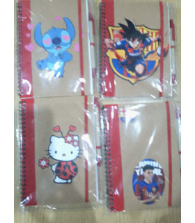 LIBRETAS PERSONALIZADAS DIFERENTES