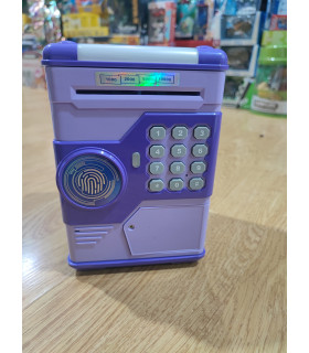 Hucha Violeta con Combinación Numérica – Bonita y Segura para Ahorrar