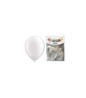 Pack 12 Globos Blancos | Compra Online en Albithinia.com