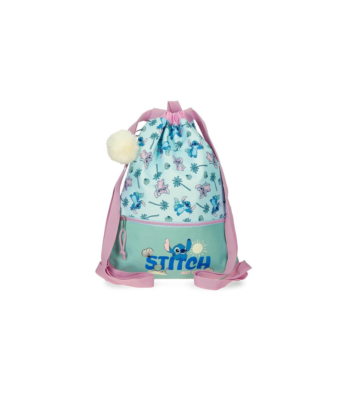 Saco Mochila Just Child stitch: Aventura, Estilo y Comodidad | Perfecto para Pequeños Exploradores | Albithinia.com