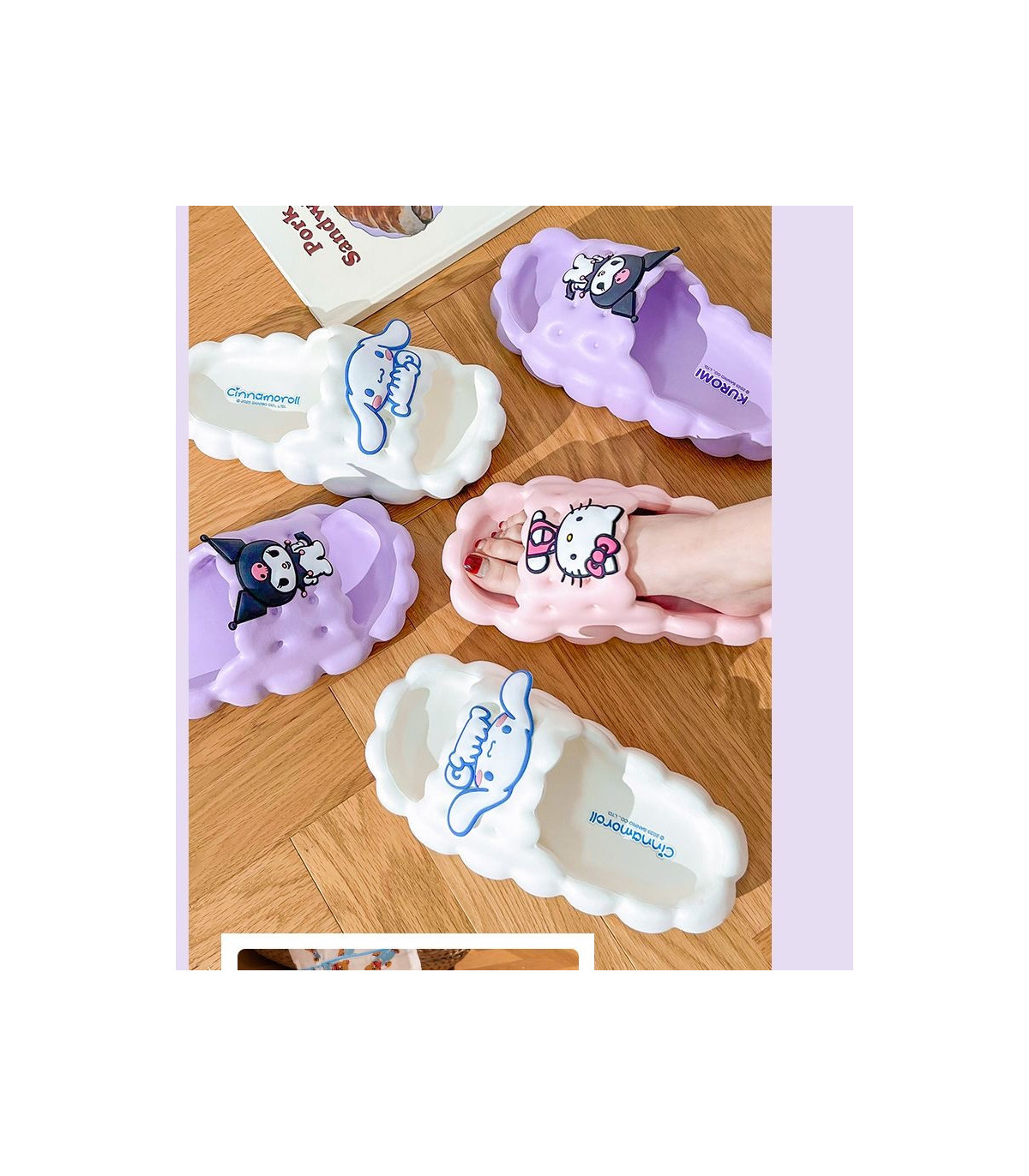 Zapatillas Kuromi Verano - Estilo Sanrio Fresco