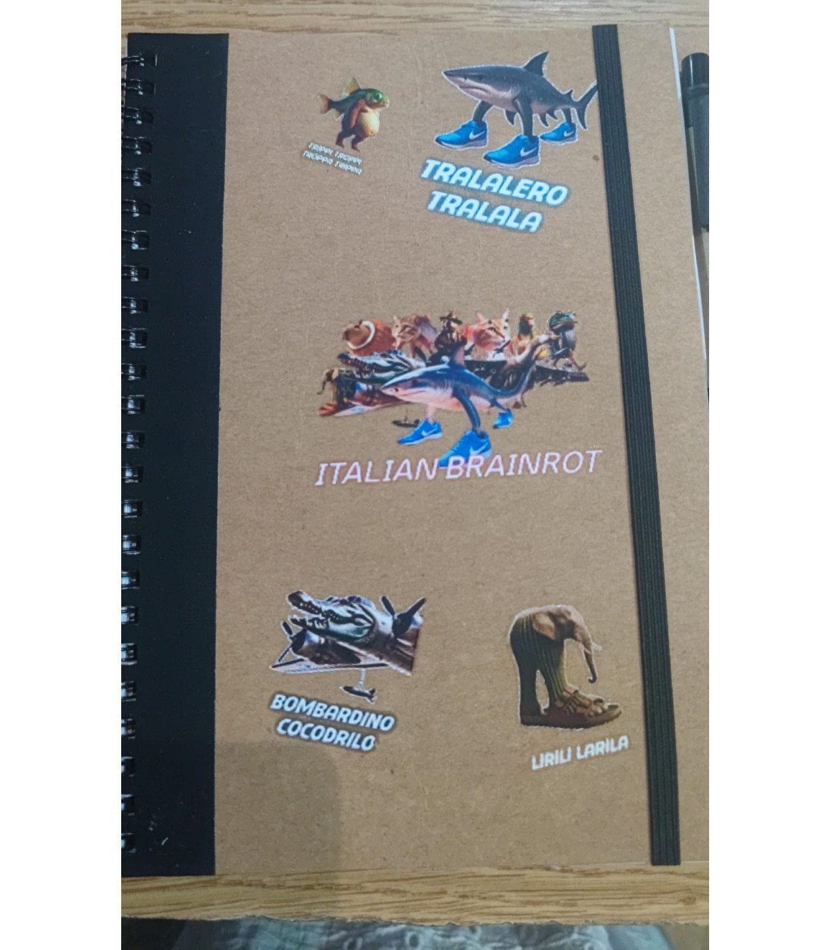LIBRETA DE ESPIRAL DE ITALIAN BRAINROOT