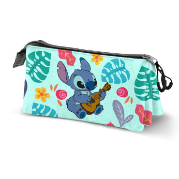 Estuche Triple Portatodo Stitch Rock & Fun - Organización y Diversión con Disney ¡Aventuras Garantizadas!