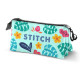 Estuche Triple Portatodo Stitch Rock & Fun - Organización y Diversión con Disney ¡Aventuras Garantizadas!