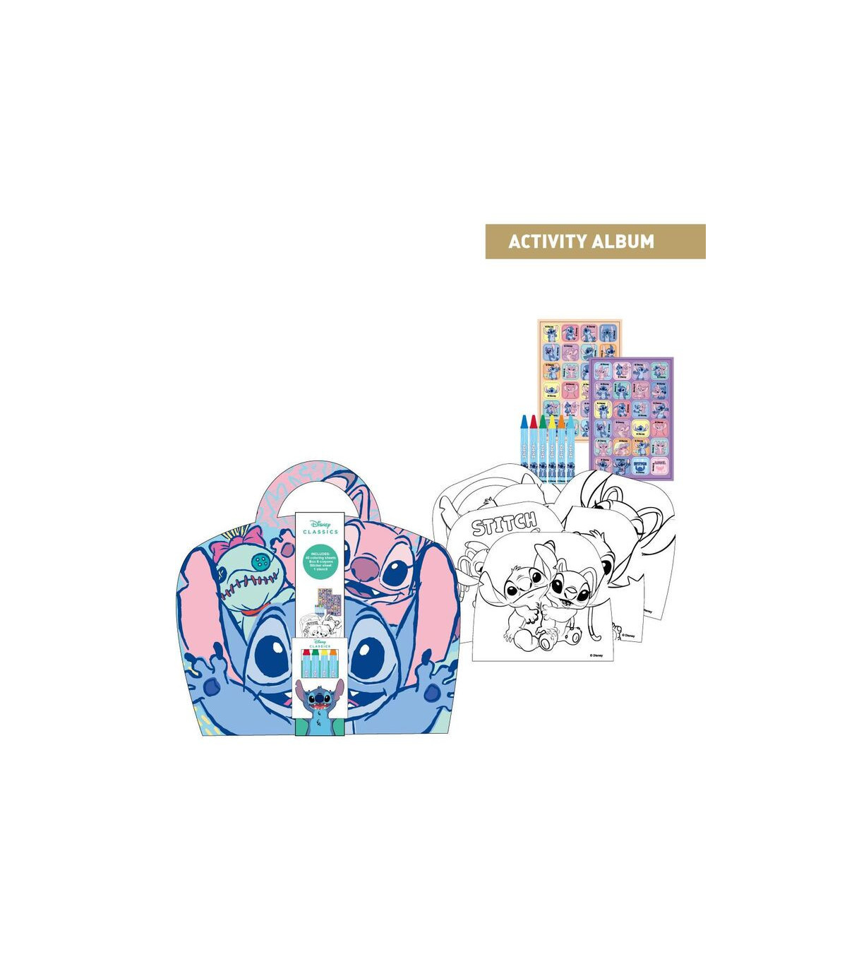 Estimula la creatividad de tus niños con el Set de Actividades Mágicas de Stitch Disney - Diversión y desarrollo al estilo galác