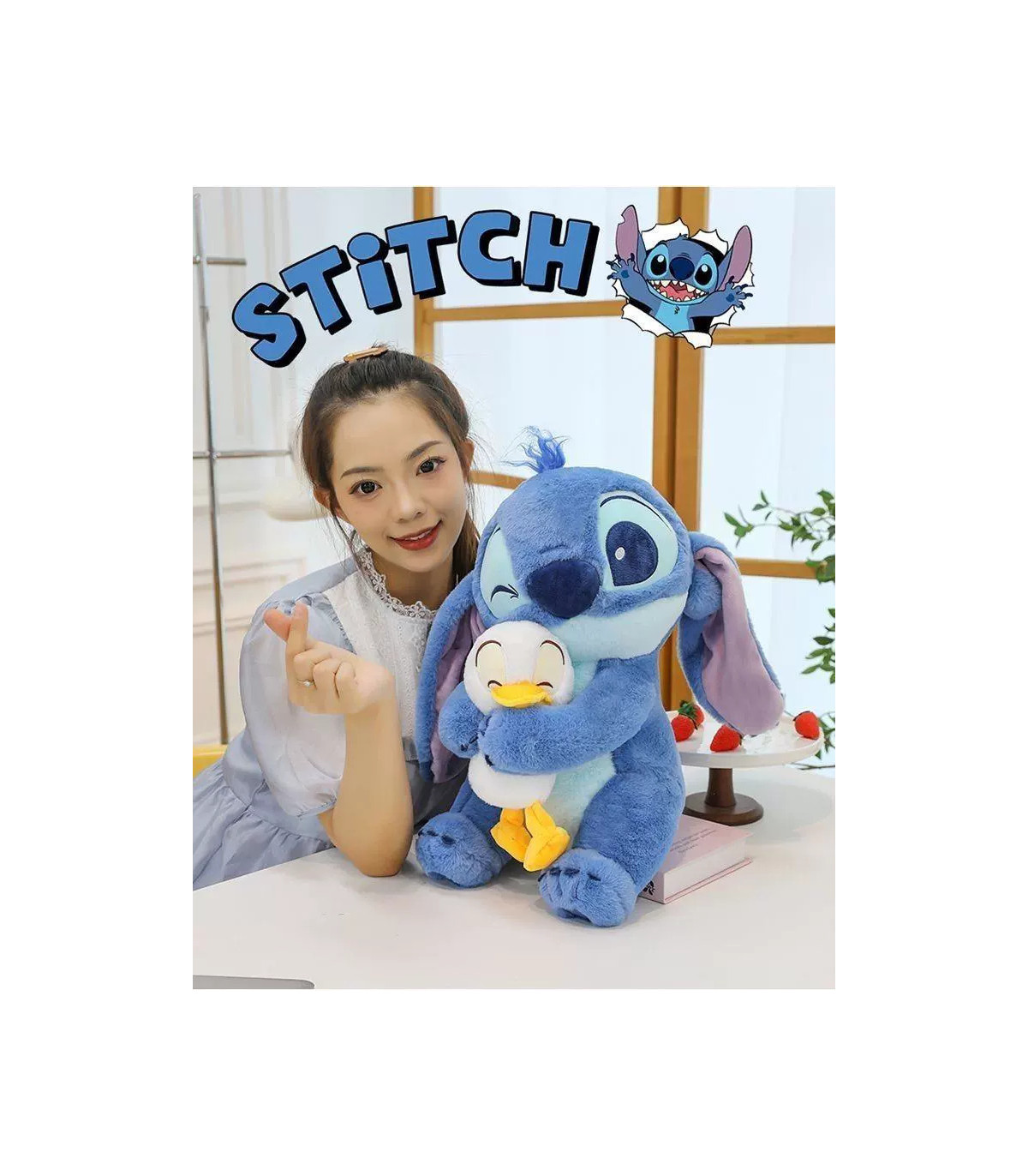 ¡Conoce al Compañero Perfecto! Stitch y su Pato en XL, Tierna Diversión - Suavidad y Magia para Crear Memorias Únicas. Compra en