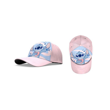 Gorra Mágica Stitch Rosa: Aventura y Sonrisas para Peques - Talla 54cm | Albithinia.com