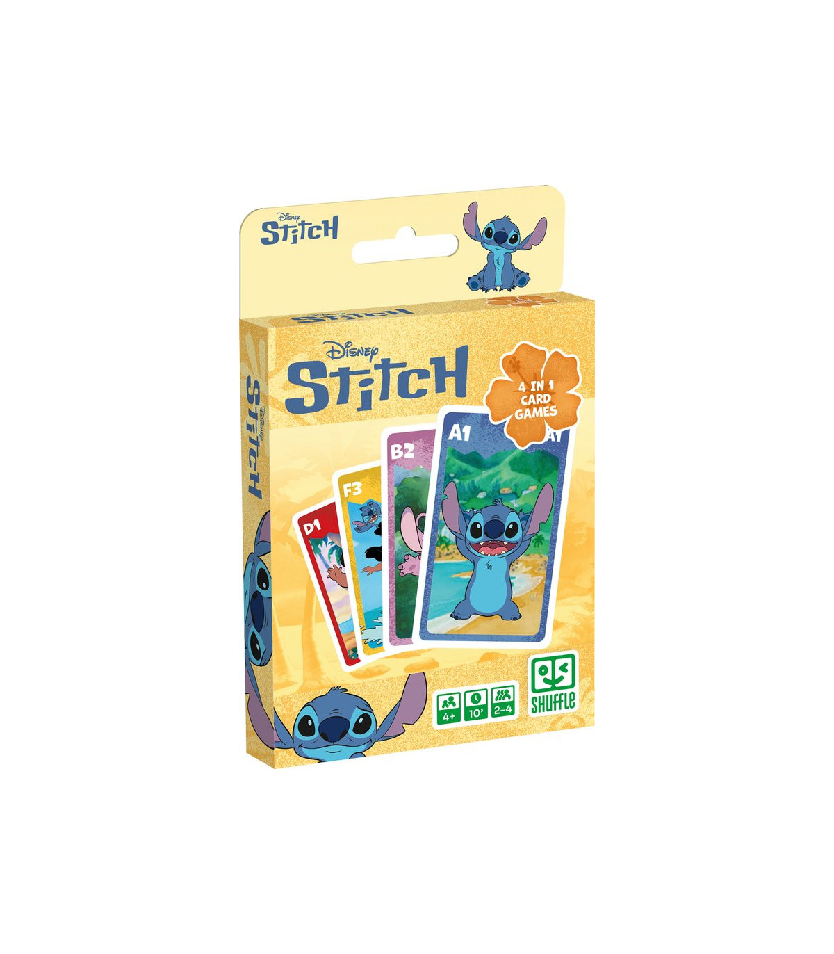Baraja Mágica Disney Stitch: 4 Juegos Divertidos en 1 para Niños - ¡Diversión y aprendizaje garantizados con el querido Stitch e