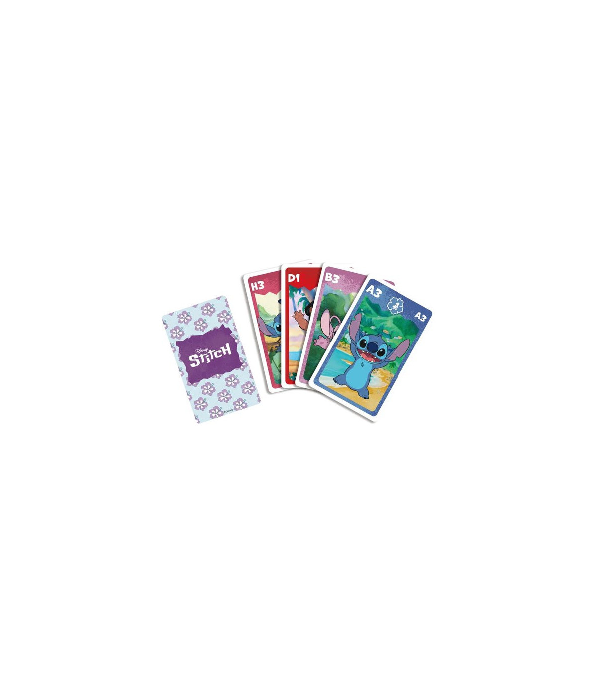 Baraja Mágica Disney Stitch: 4 Juegos Divertidos en 1 para Niños - ¡Diversión y aprendizaje garantizados con el querido Stitch e