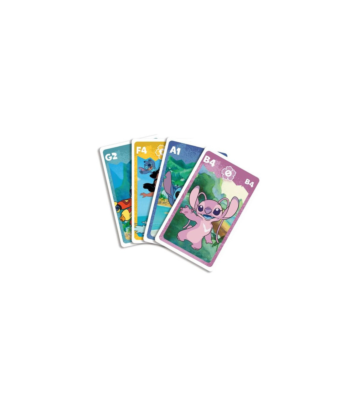 Baraja Mágica Disney Stitch: 4 Juegos Divertidos en 1 para Niños - ¡Diversión y aprendizaje garantizados con el querido Stitch e