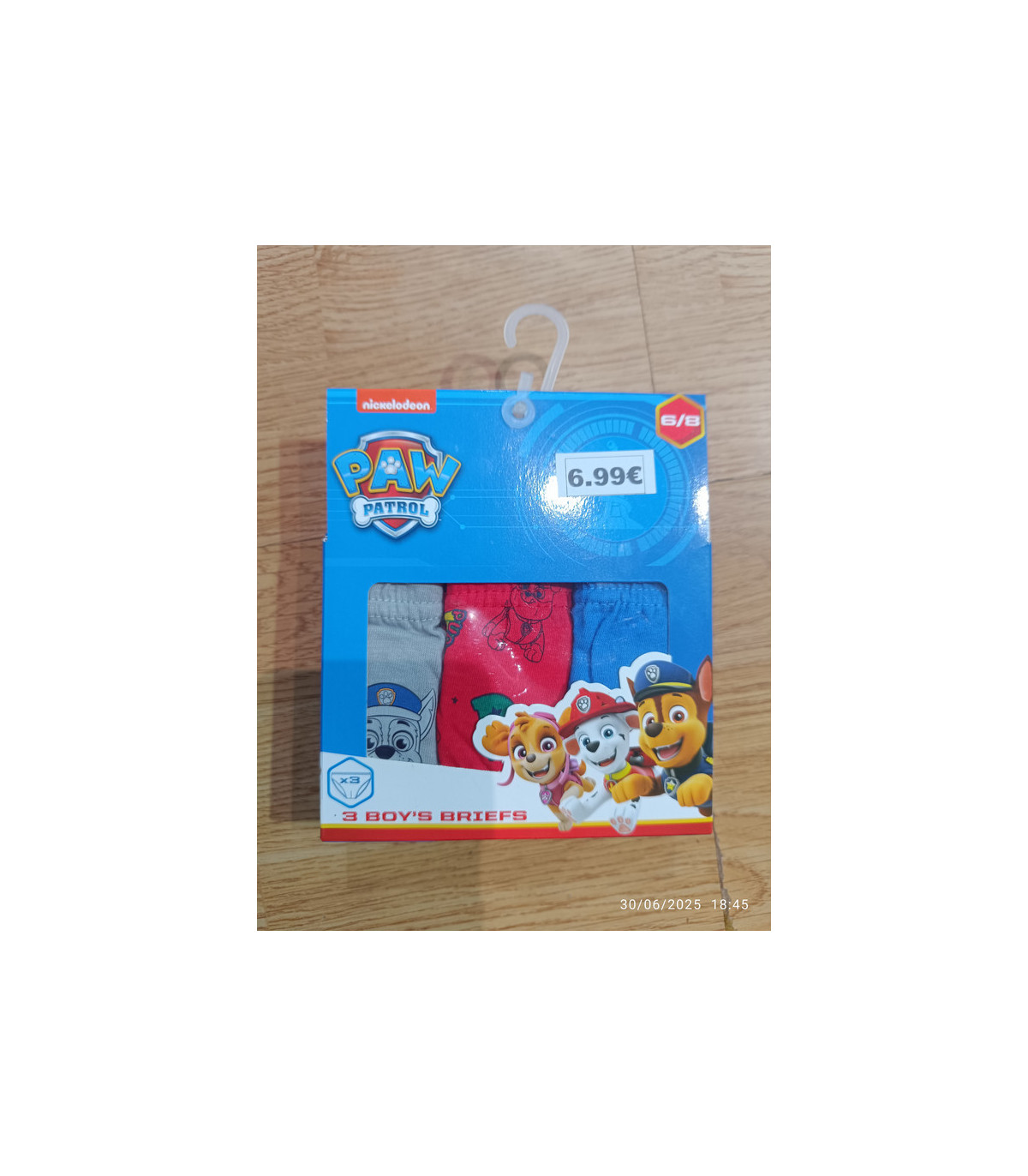 Slips Aventureros Paw Patrol para Niños 6-8 Años | Comodidad y Color | Compra en Albithinia.com