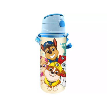Cantimplora Aluminio Rescate Aventuras Paw Patrol: Hidratación y Diversión con Chase y Marshall para Pequeños Exploradores - Alb