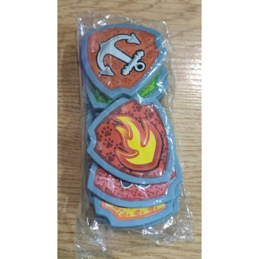 Set de 7 Escudos Mágicos Patrulla Canina: ¡Aventura y Aprendizaje con Tus Héroes Favoritos! | Albithinia.com
