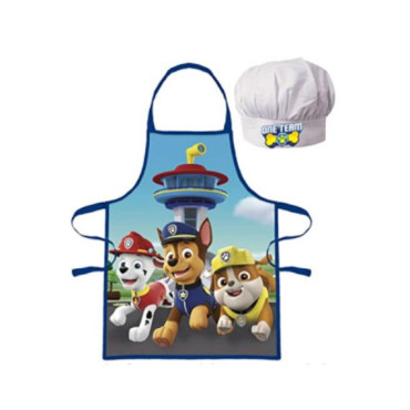 Cocinando Aventuras con Patrulla Canina: Set de Delantal y Gorro - Inspiración y Diversión para Pequeños Chefs | Albithinia.com