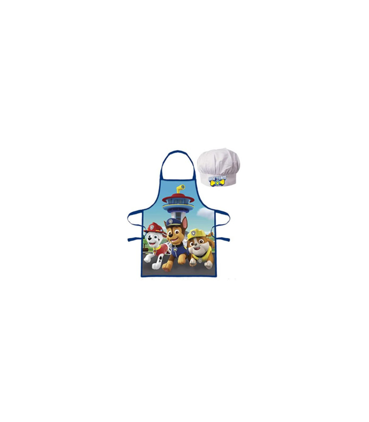 Cocinando Aventuras con Patrulla Canina: Set de Delantal y Gorro - Inspiración y Diversión para Pequeños Chefs | Albithinia.com
