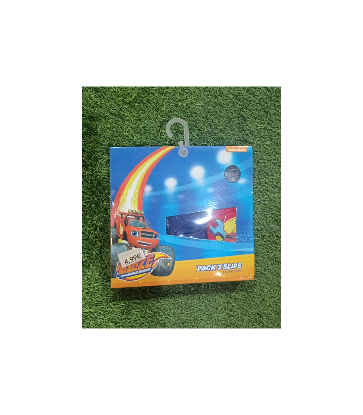 Slips Blaze Aventura en Ruedas Talla 6 - Comodidad y Diversión para Niños | Juego de 3 Slips con Estampados Vibrantes | Albithin