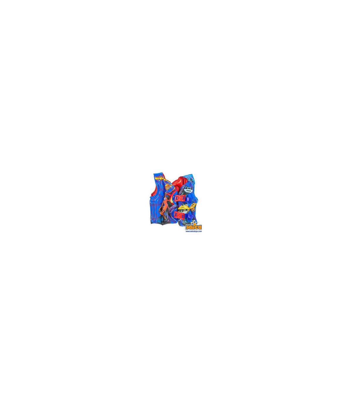 Chaleco Flotador Blaze & Monster Machines 40x31cm - Aventura y Seguridad para Niños | Albithinia.com