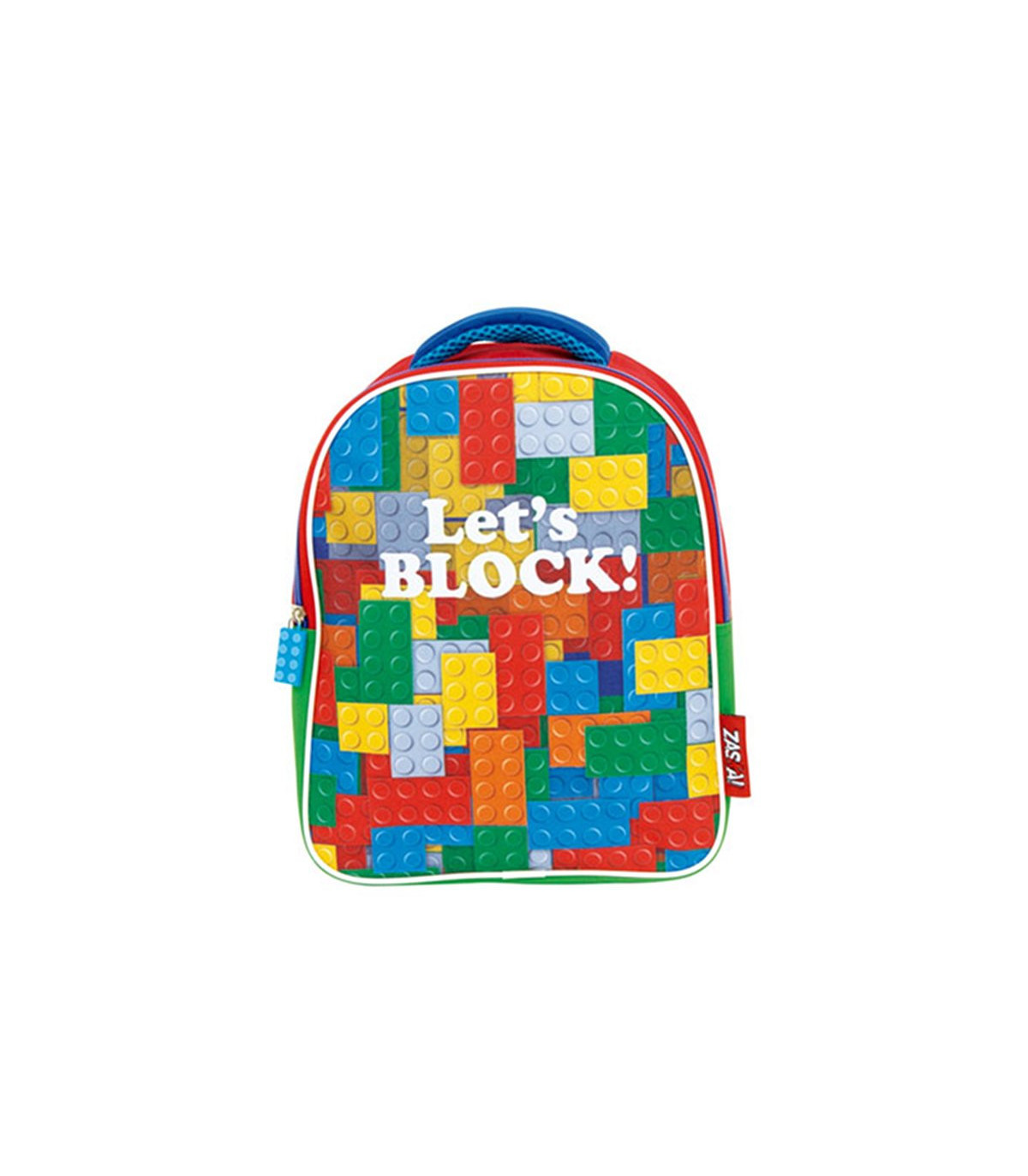 Mochila de Aventura Creativa para Pequeños Constructores 30cm - Let's Block! ¡Explora y Construye! - Albithinia.com