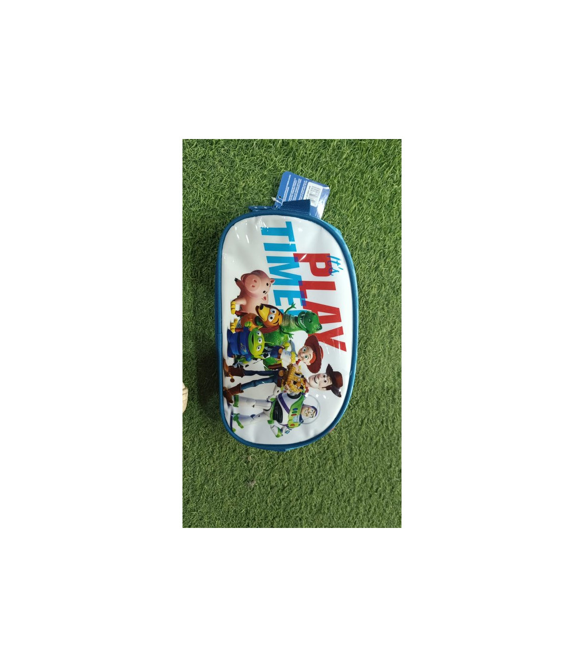 NeceToy Toy Story Azul y Blanco: Seguridad y Diversión en Viajes - Inspirado en Buzz y Woody ¡Aventuras al Infinito!