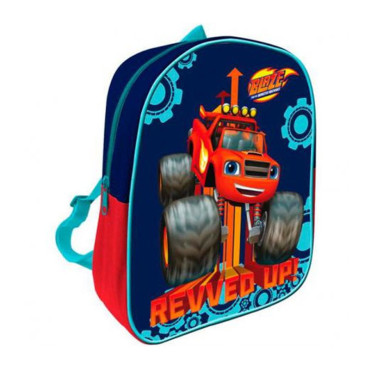 Aventura a Toda Velocidad: Mochila Blaze y los Monster Machines 28 cm - ¡Inicia cada día con adrenalina y diversión! Perfecta pa