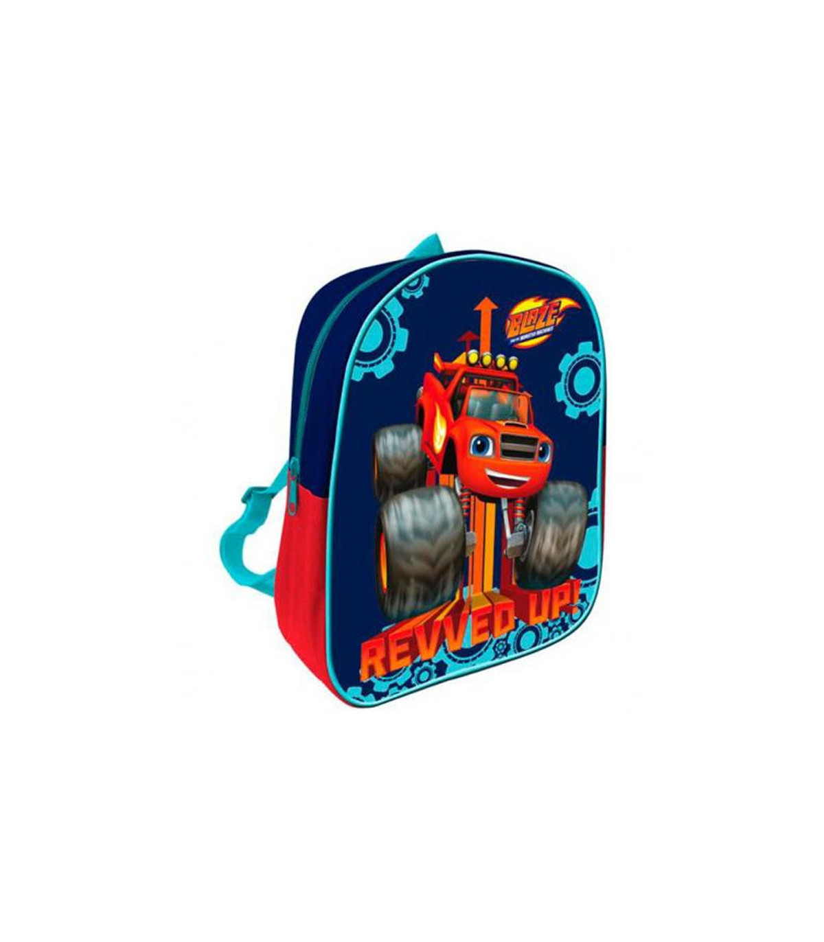 Aventura a Toda Velocidad: Mochila Blaze y los Monster Machines 28 cm - ¡Inicia cada día con adrenalina y diversión! Perfecta pa