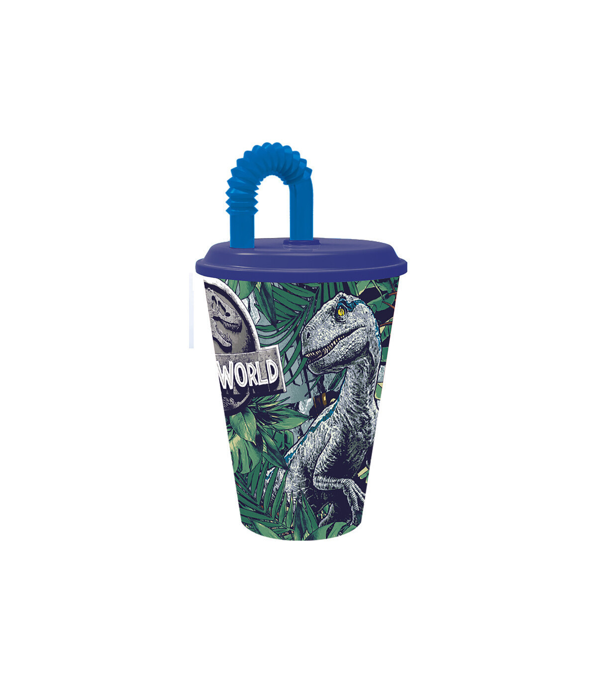 Vaso Aventuras Dinosaurias Jurassic World para Niños - ¡Hidratación y Diversión Prehistórica! Libre de BPA, para manos pequeñas