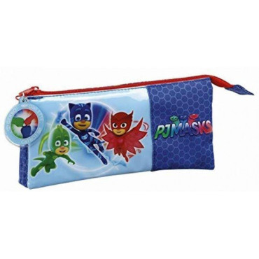 Estuche Héroes Nocturnos PJ Masks - Desata la Imaginación de tus Pequeños Héroes con Compartimentos Inteligentes ¡Perfecto para