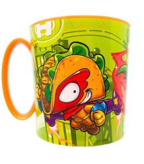 Superzings Taza Aventuras Mágicas 350ml para Niños | Resistente al Microondas | Transforma Cada Bebida en una Aventura | ¡Ideal