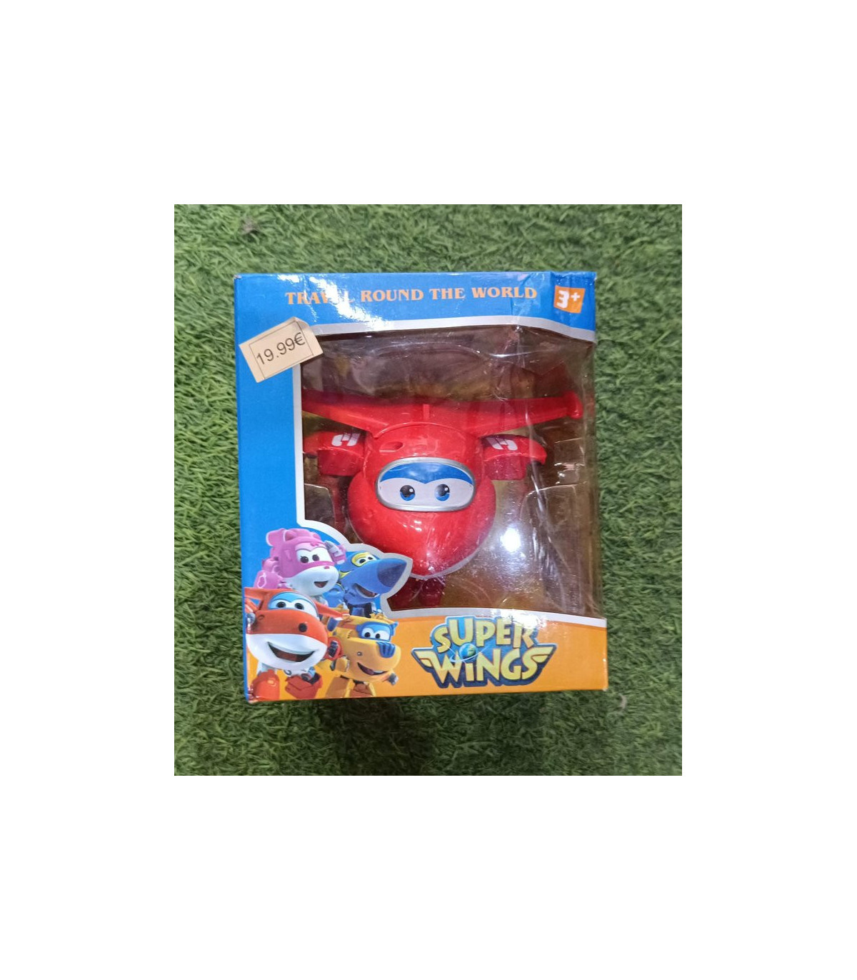 Jett Super Wings: Juguete Transformable de 10cm para Pequeños Aventureros | Inspira Creatividad y Trabajo en Equipo