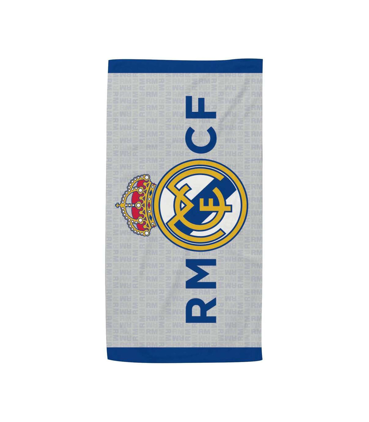 Toalla Campeones Real Madrid - Gris Sueños Galácticos 70x140 | Envuélvete en el espíritu de los galácticos del fútbol - Ideal pa